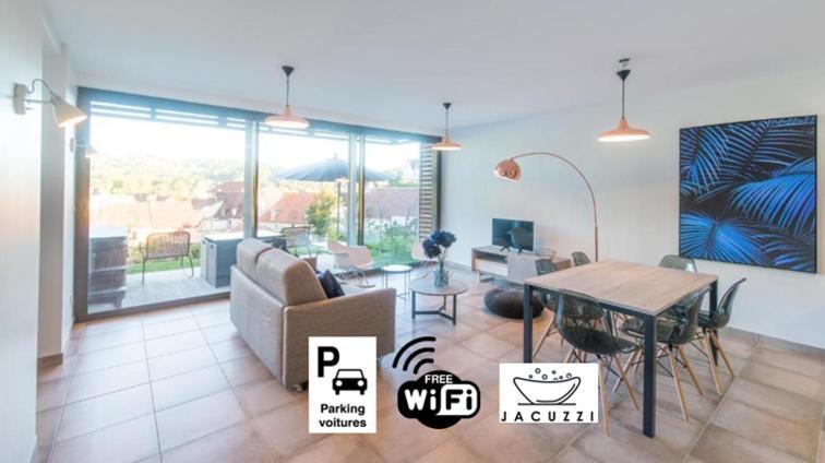 Ferienwohnung Plein Soleil Avec Jacuzzi Privatif Et Parking Prive Sarlat Exterior foto